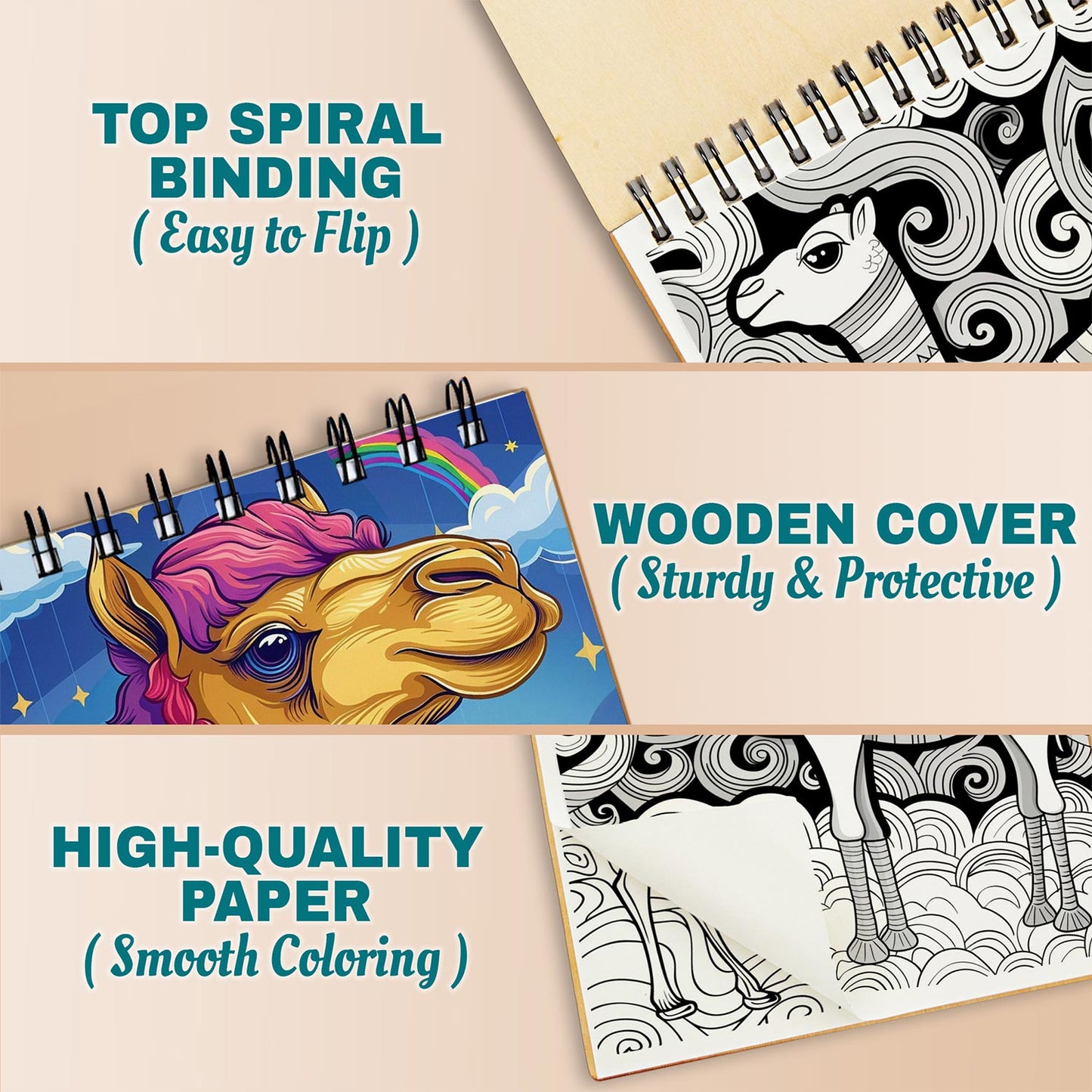 Netecom Rainbow Llama Coloring Pages For Adults