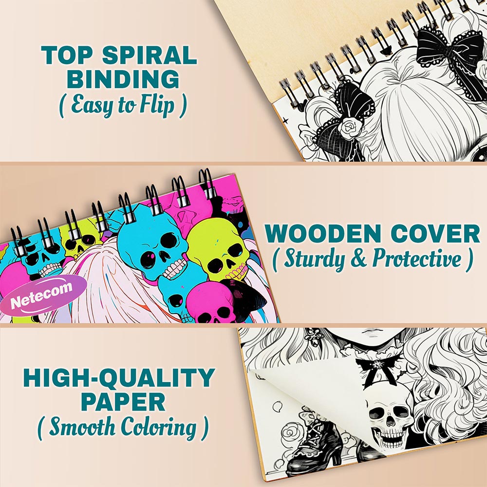 Creepy Kawaii Anime Coloring Pages For Adults