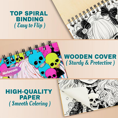 Creepy Kawaii Anime Coloring Pages For Adults