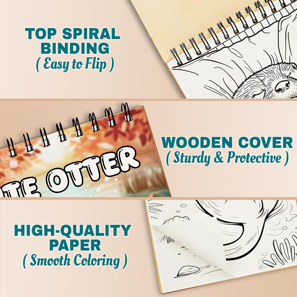 Netecom Cute Otter Coloring Pages For Adults