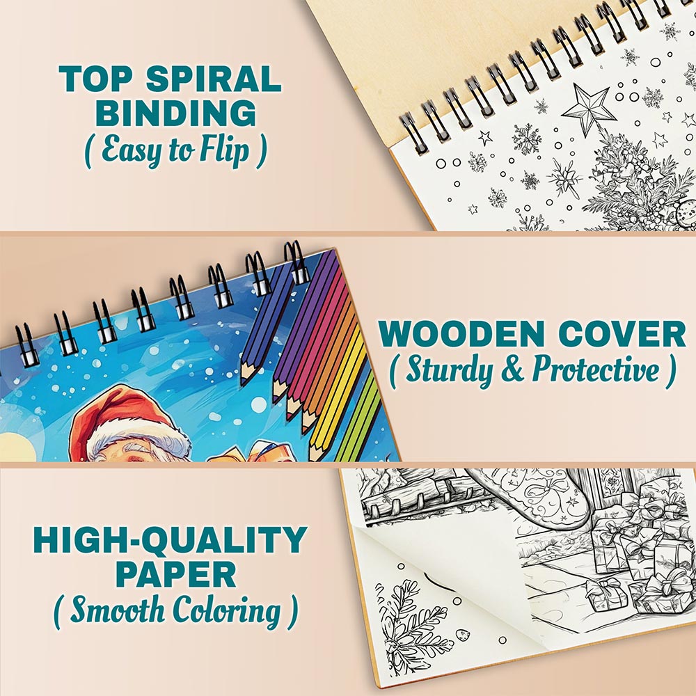 Christmas Charm Coloring Pages For Adults