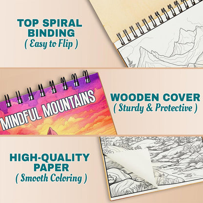 Mindful Mountains Coloring Pages For Adults