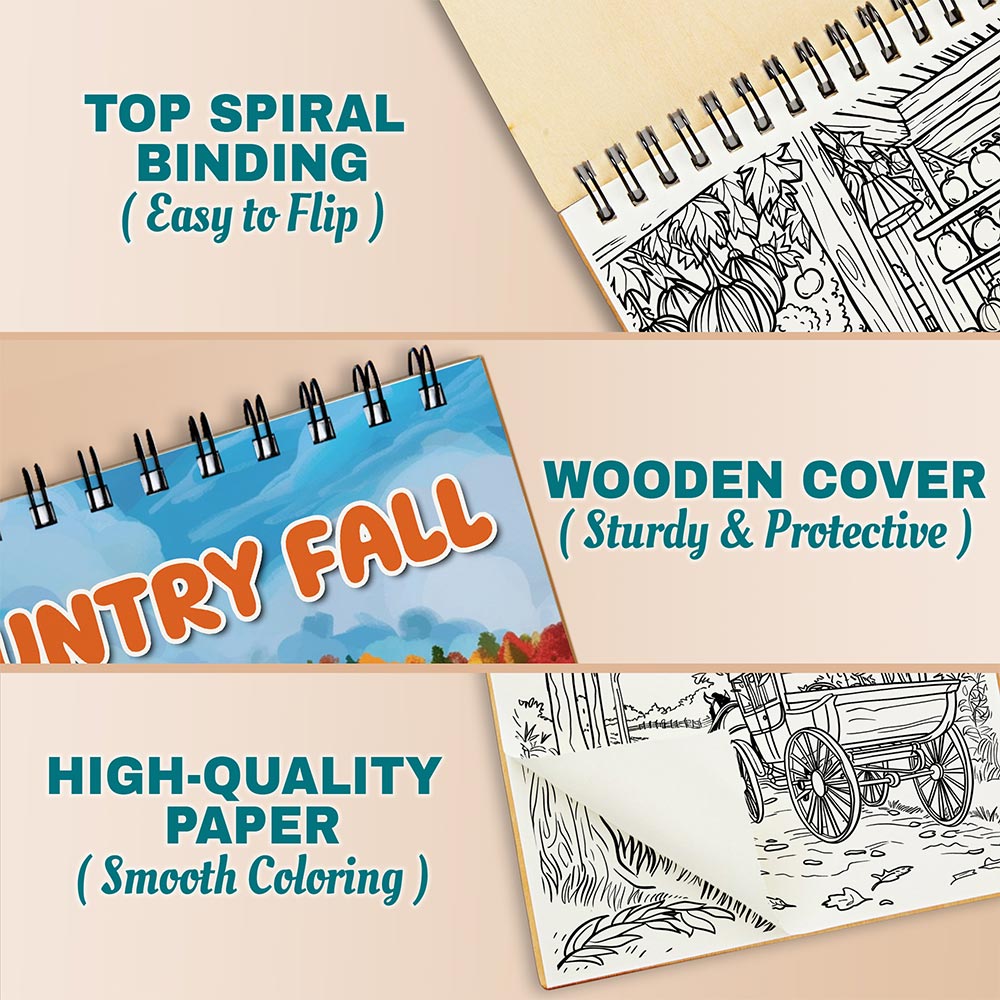 Netecom Country Fall Coloring Pages For Adults