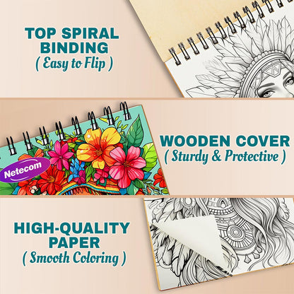 Boho Style Coloring Pages For Adults