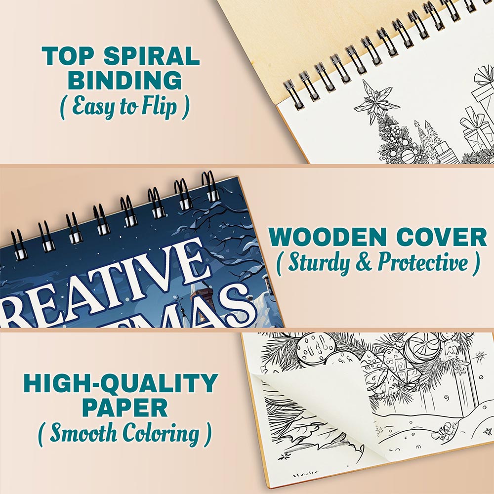 Netecom Creative Christmas Coloring Pages For Adults