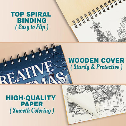 Netecom Creative Christmas Coloring Pages For Adults