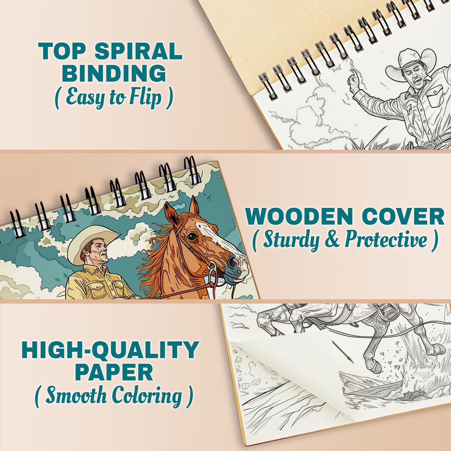 Netecom Wild Rodeo Coloring Pages For Adults