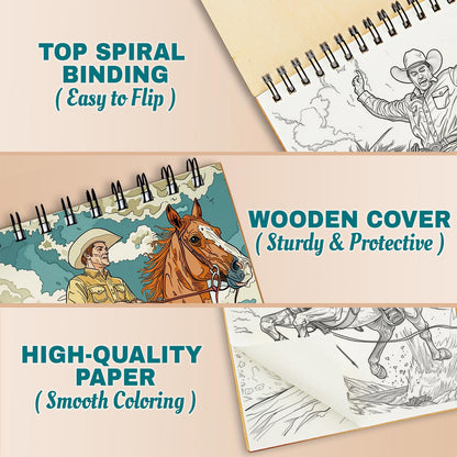 Netecom Wild Rodeo Coloring Pages For Adults