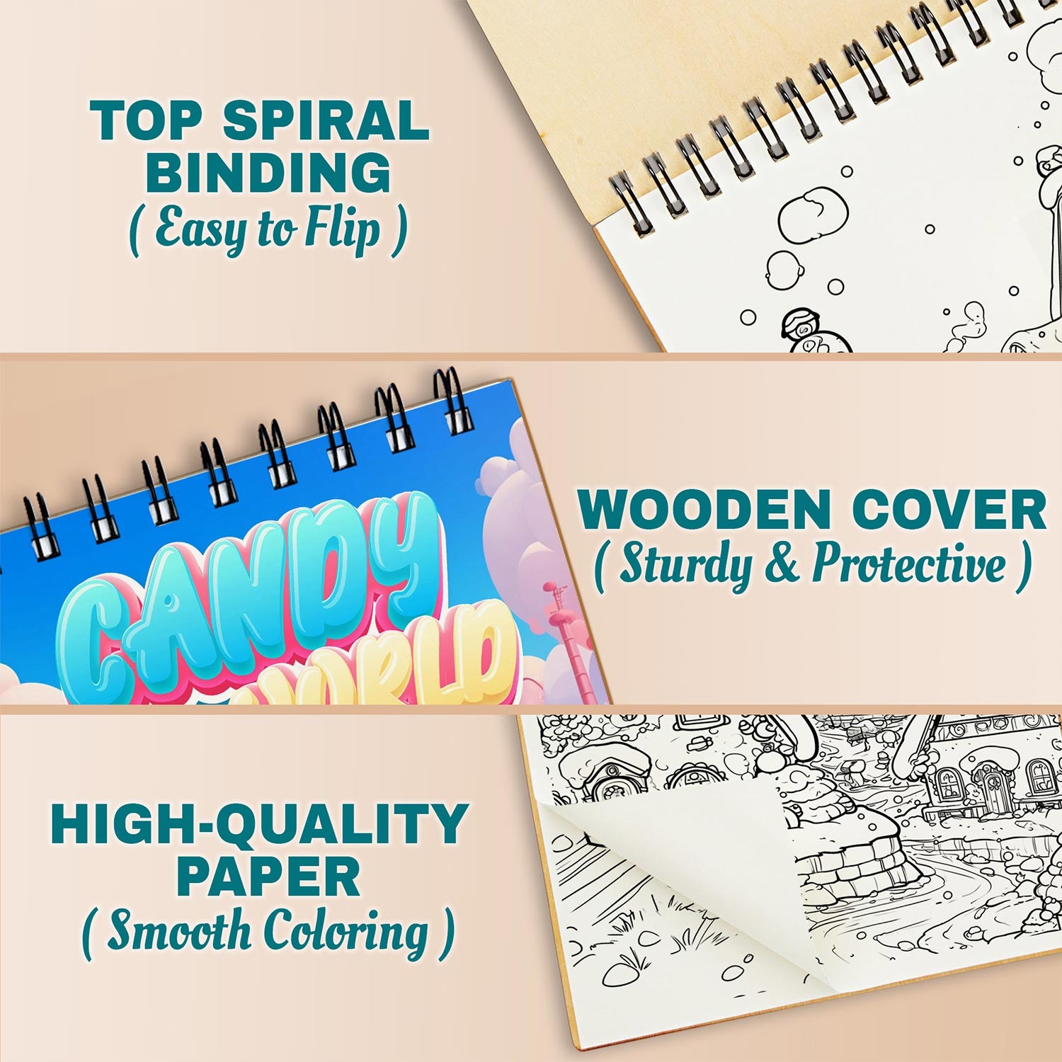 Netecom Candy World Coloring Pages For Adults