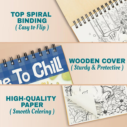 Netecom Time To Chill Coloring Pages For Adults