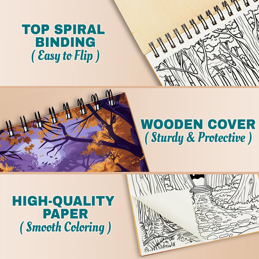 Netecom Spooky Forest Coloring Pages For Adults