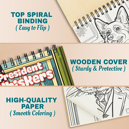 Netecom President Whiskers Coloring Pages For Adults