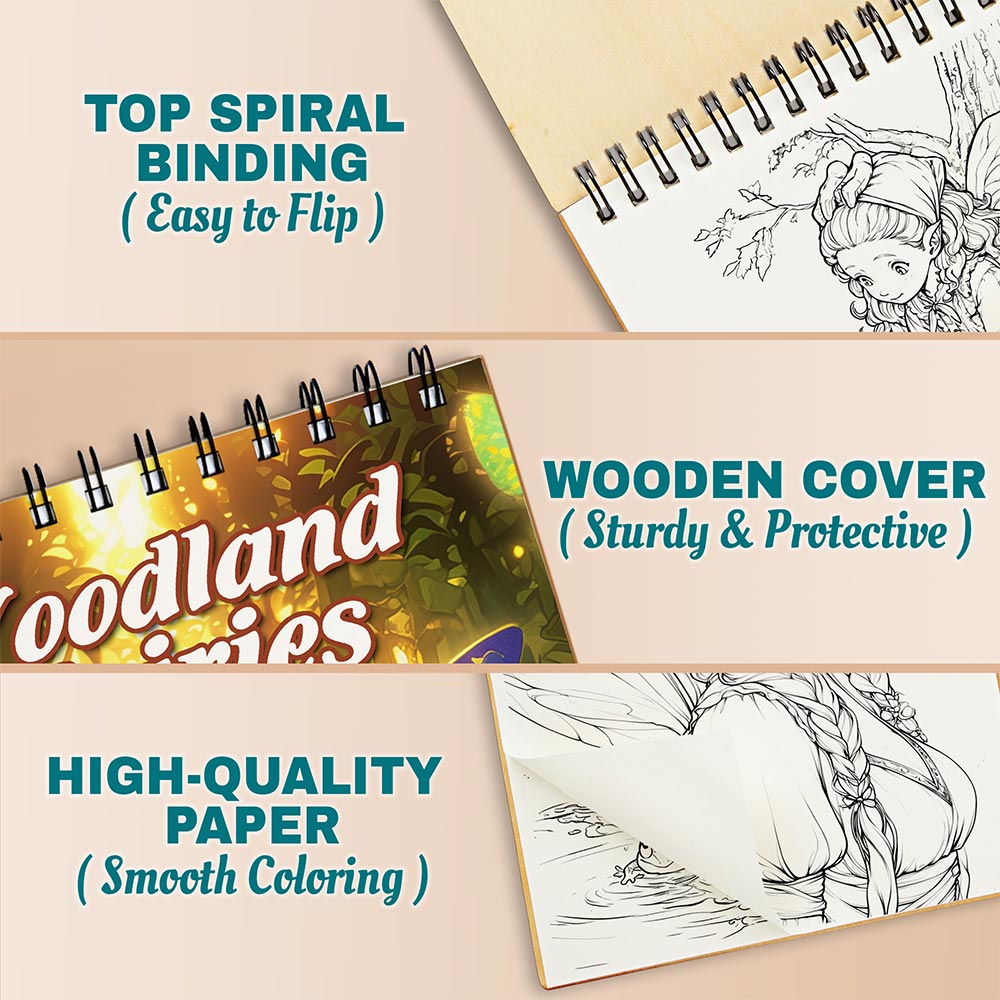 Netecom Woodland Fairies Coloring Pages For Adults