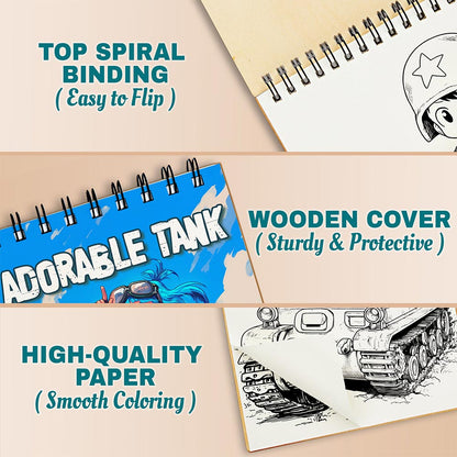 Netecom Adorable Tank Coloring Pages For Adults