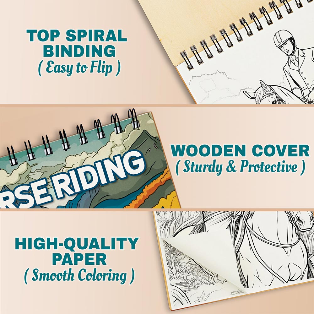 Netecom Horse Riding Coloring Pages For Adults