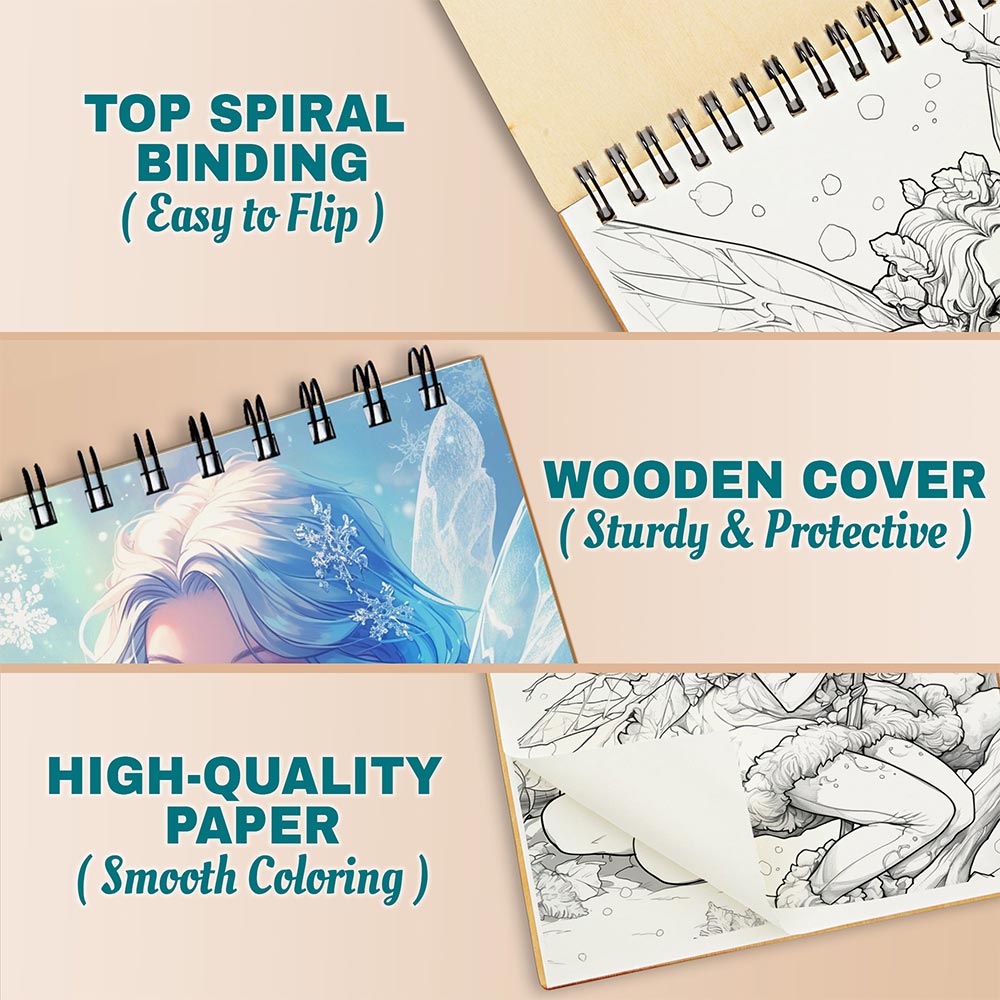 Netecom Winter Fairy Coloring Pages For Adults