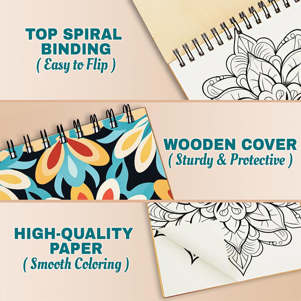 Easy and Simple Mandala Coloring Pages For Adults