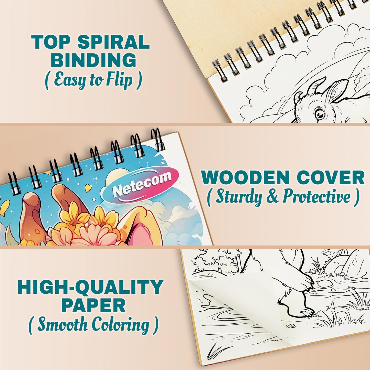 Netecom Baby Animals Coloring Pages For Adults