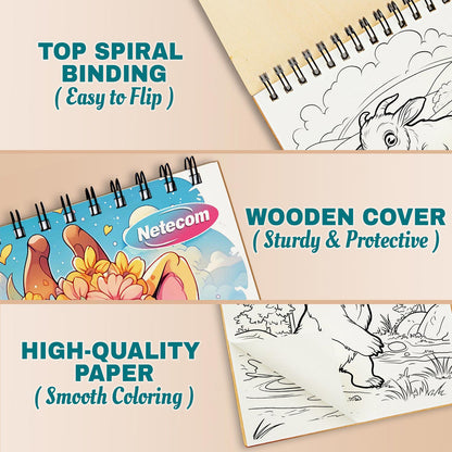 Netecom Baby Animals Coloring Pages For Adults