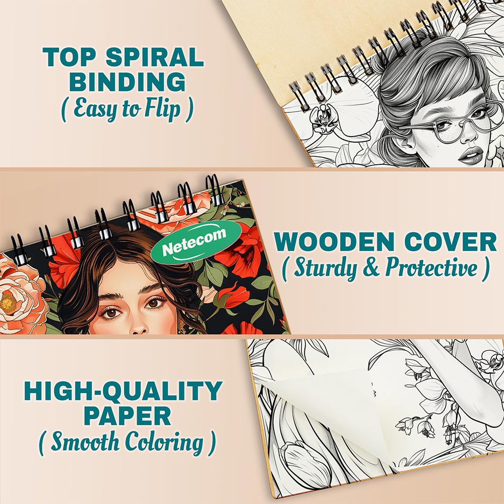 Modern Fashion Illustration Coloring Pages For Adults