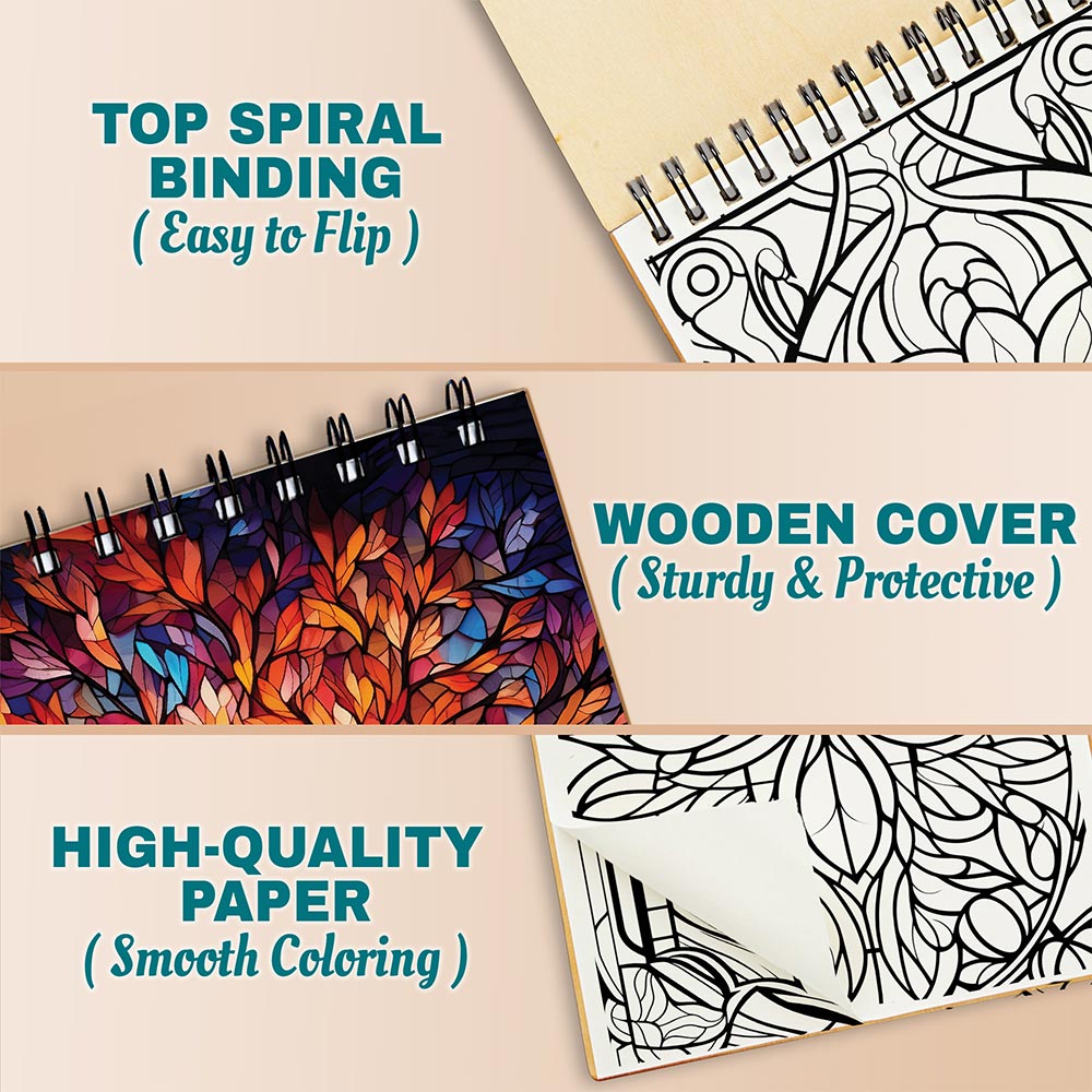 Netecom Stained Glass Pattern Coloring Pages For Adults