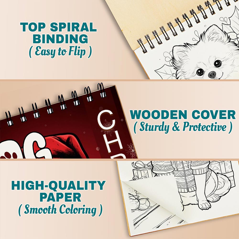 Netecom Christmas Dog Coloring Pages For Adults