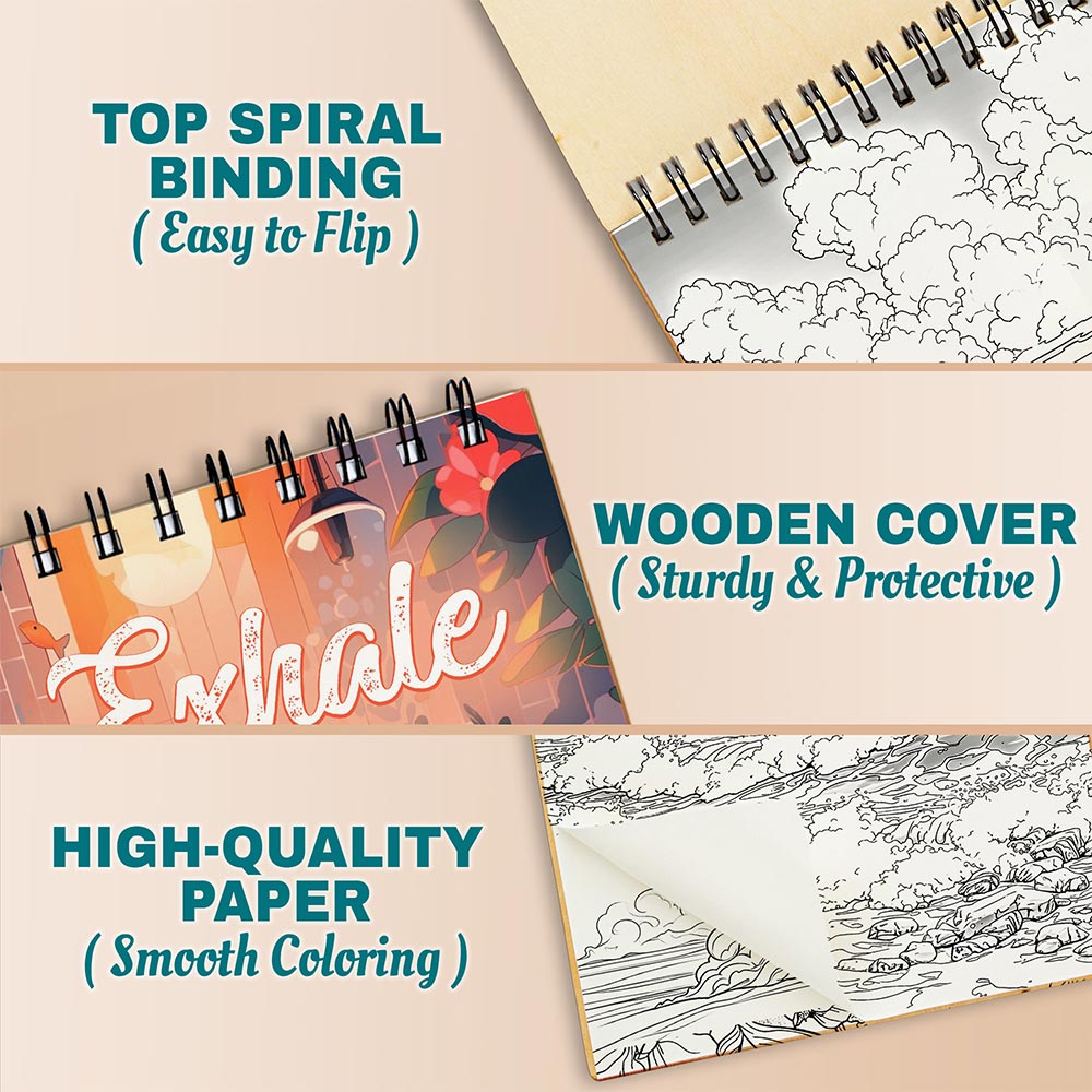 Exhale Coloring Pages For Adults