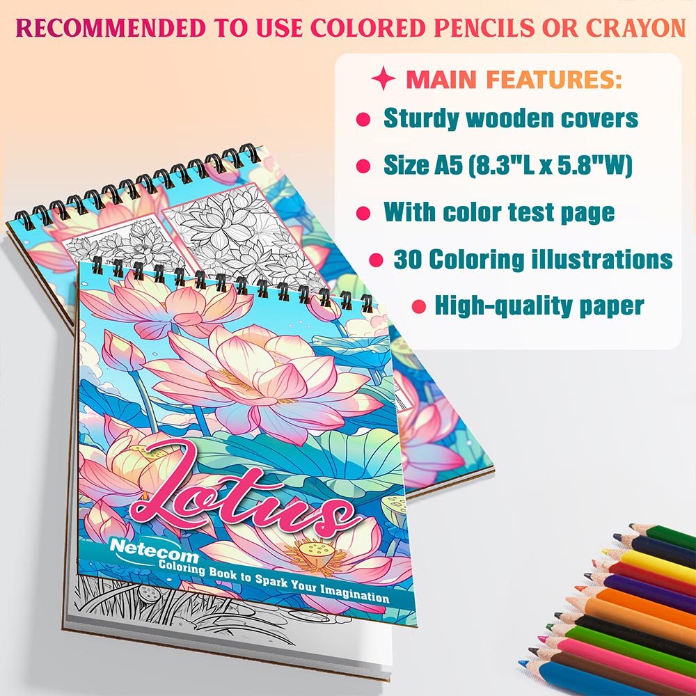 Netecom Lotus Coloring Sheets For Adults
