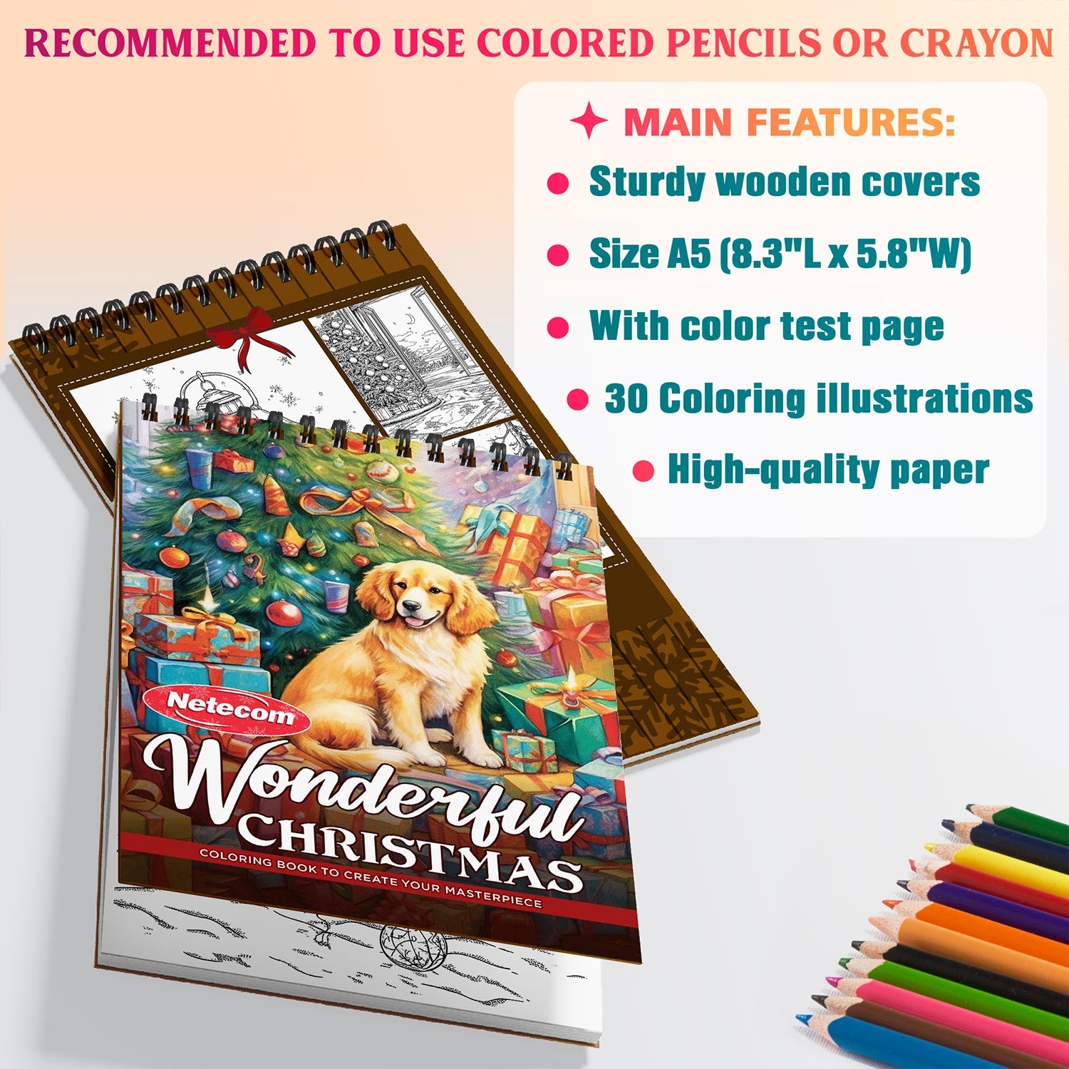 Netecom Wonderful Christmas Coloring Sheets For Adults