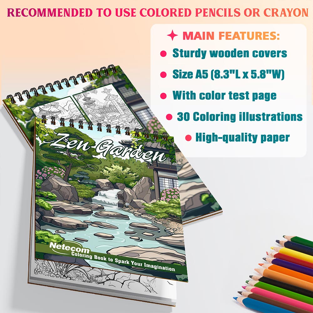 Netecom Zen Garden Coloring Sheets For Adults
