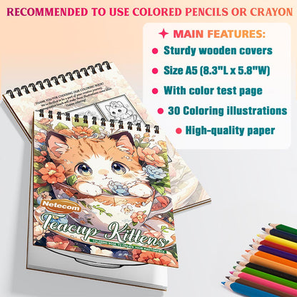 Netecom Teacup Kittens Coloring Sheets For Adults