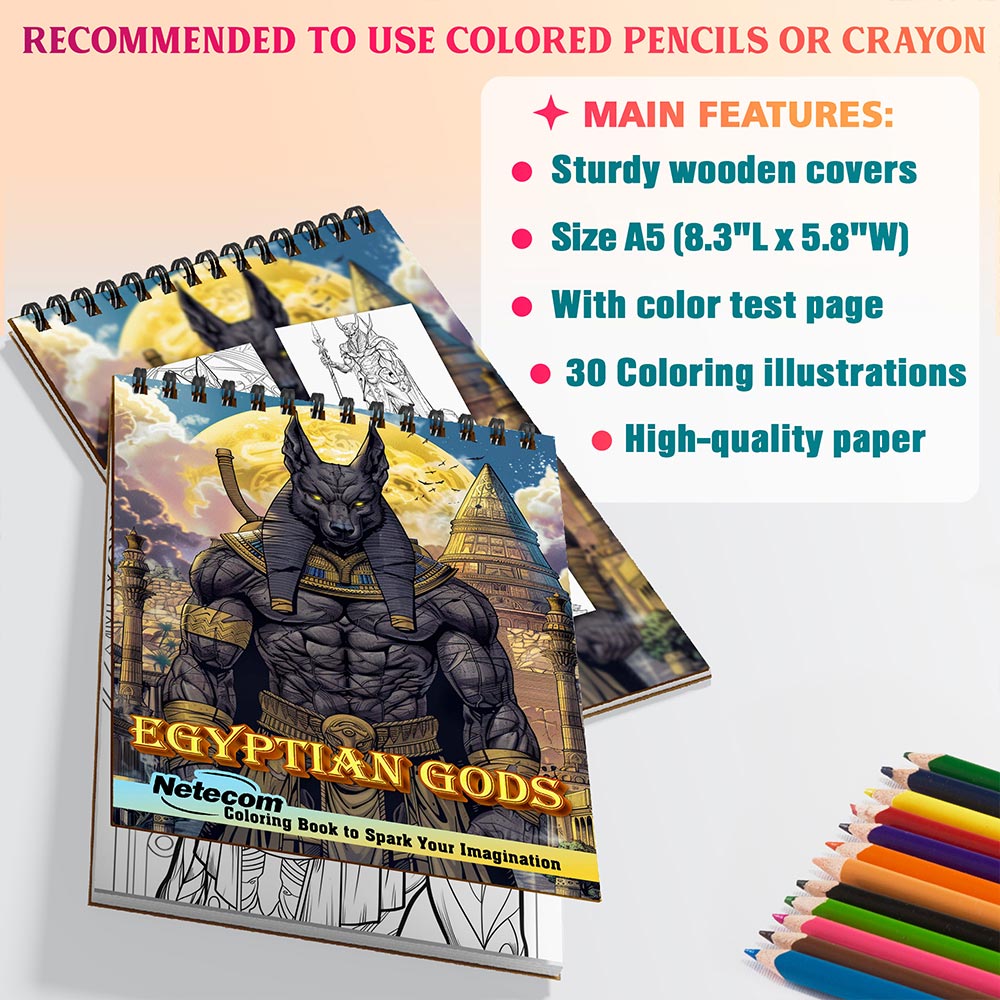 Netecom Egyptian Gods Coloring Sheets For Adults