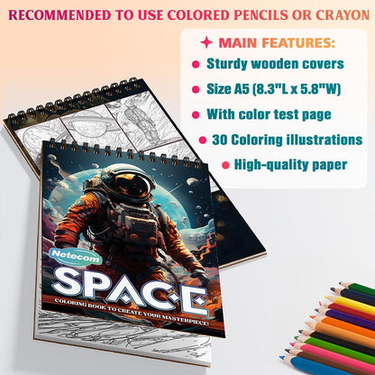 Netecom Space Coloring Sheets For Adults