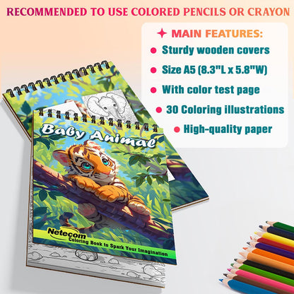 Netecom Baby Animal Coloring Sheets For Adults