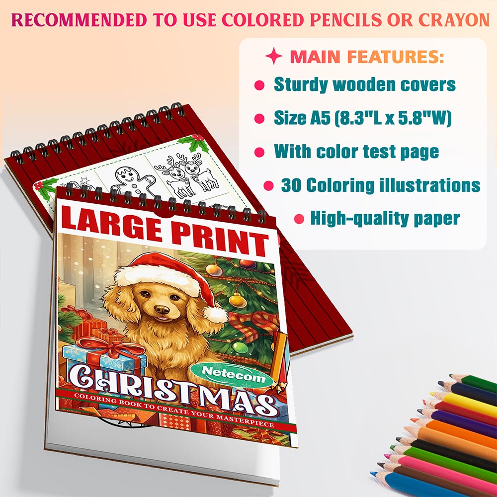 Netecom Country Christmas Coloring Sheets For Adults
