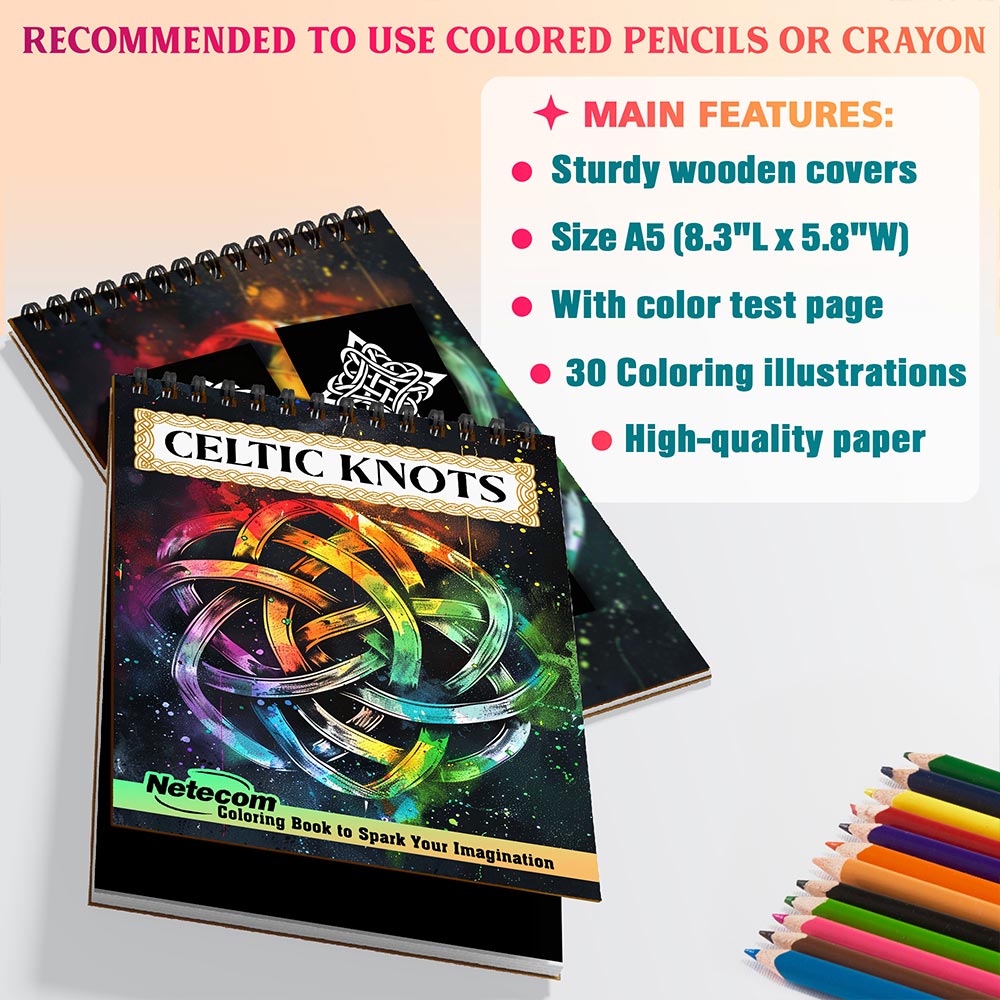Netecom Celtic Knots Coloring Sheets For Adults