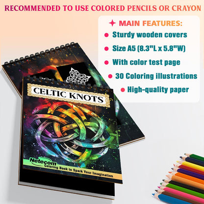 Netecom Celtic Knots Coloring Sheets For Adults