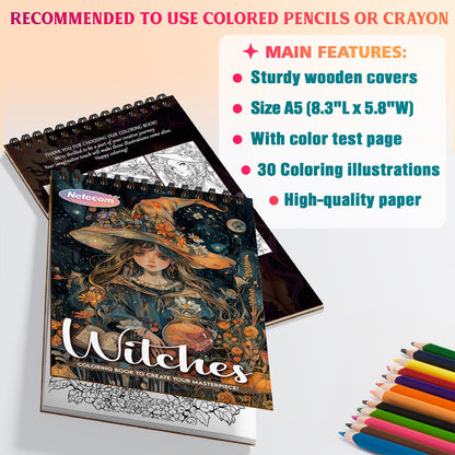 Netecom Witches Coloring Sheets For Adults