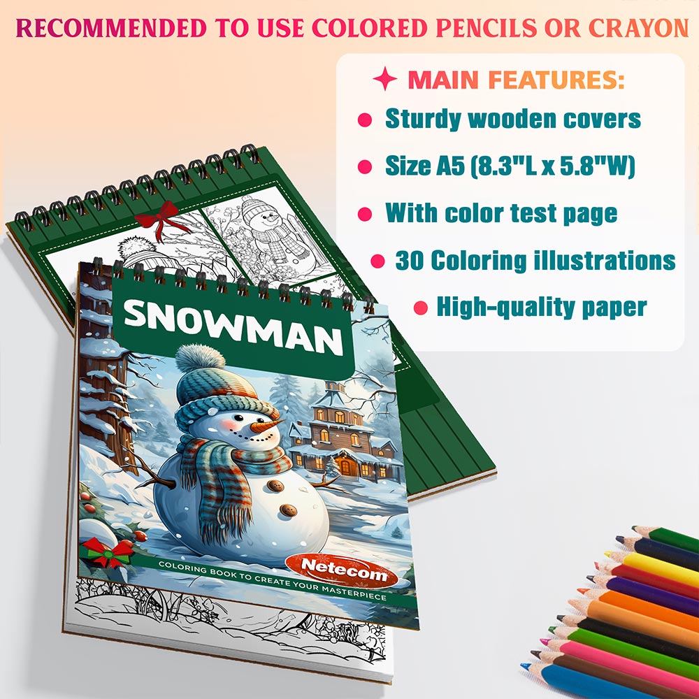 Netecom Snowman Coloring Sheets For Adults