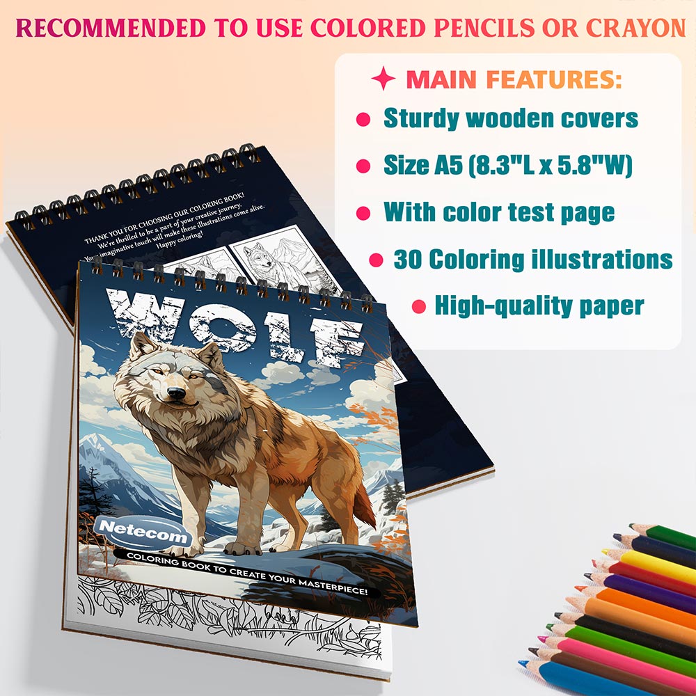 Netecom Wolf Coloring Sheets For Adults