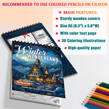 Netecom Winter Wonderland Coloring Sheets For Adults