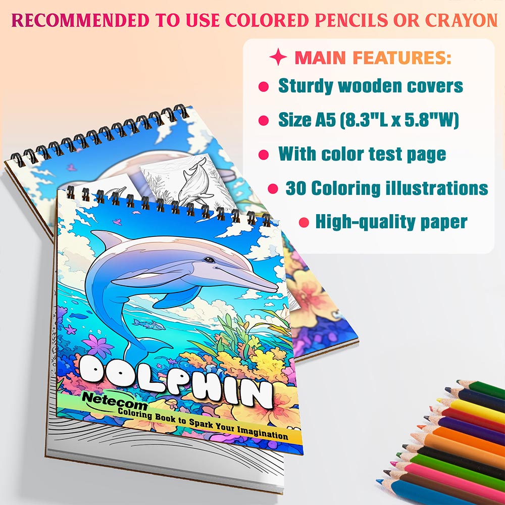 Netecom Dolphin Coloring Sheets For Adults