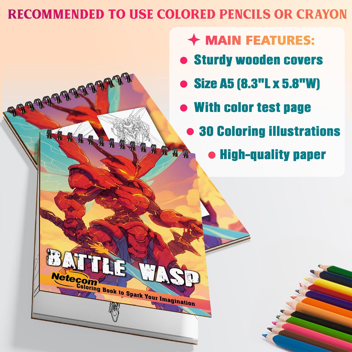 Netecom Battle Wasp Coloring Sheets For Adults