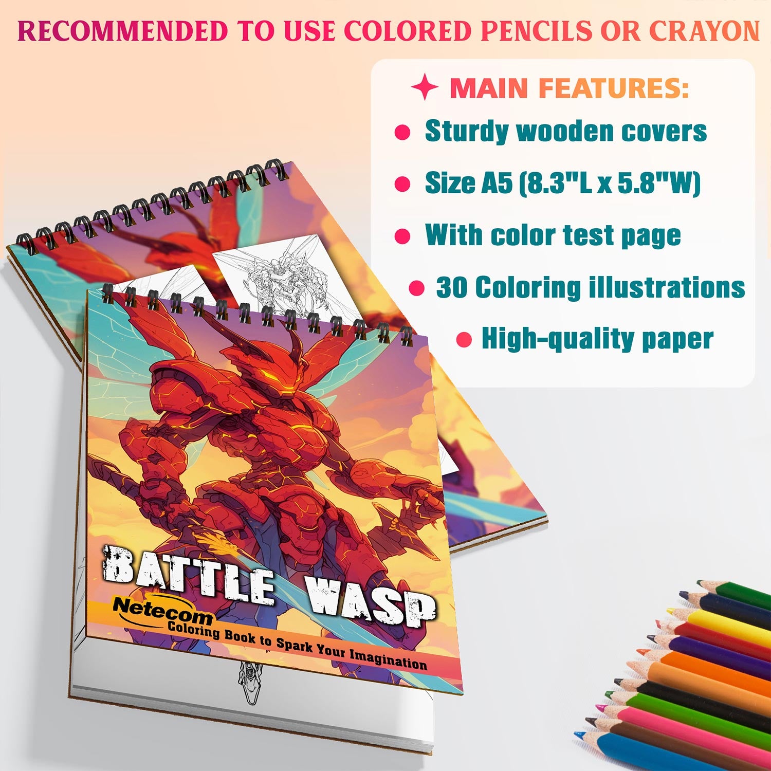 Netecom Battle Wasp Coloring Sheets For Adults