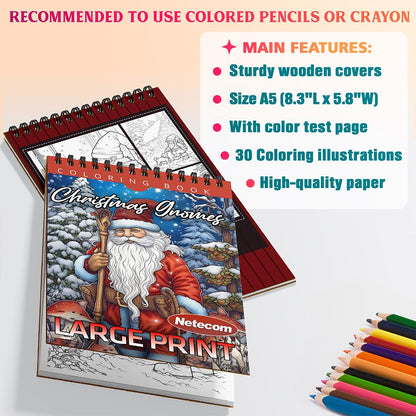 Netecom Christmas Gnomes Coloring Sheets For Adults