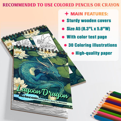 Netecom Lagoon Dragon Coloring Sheets For Adults