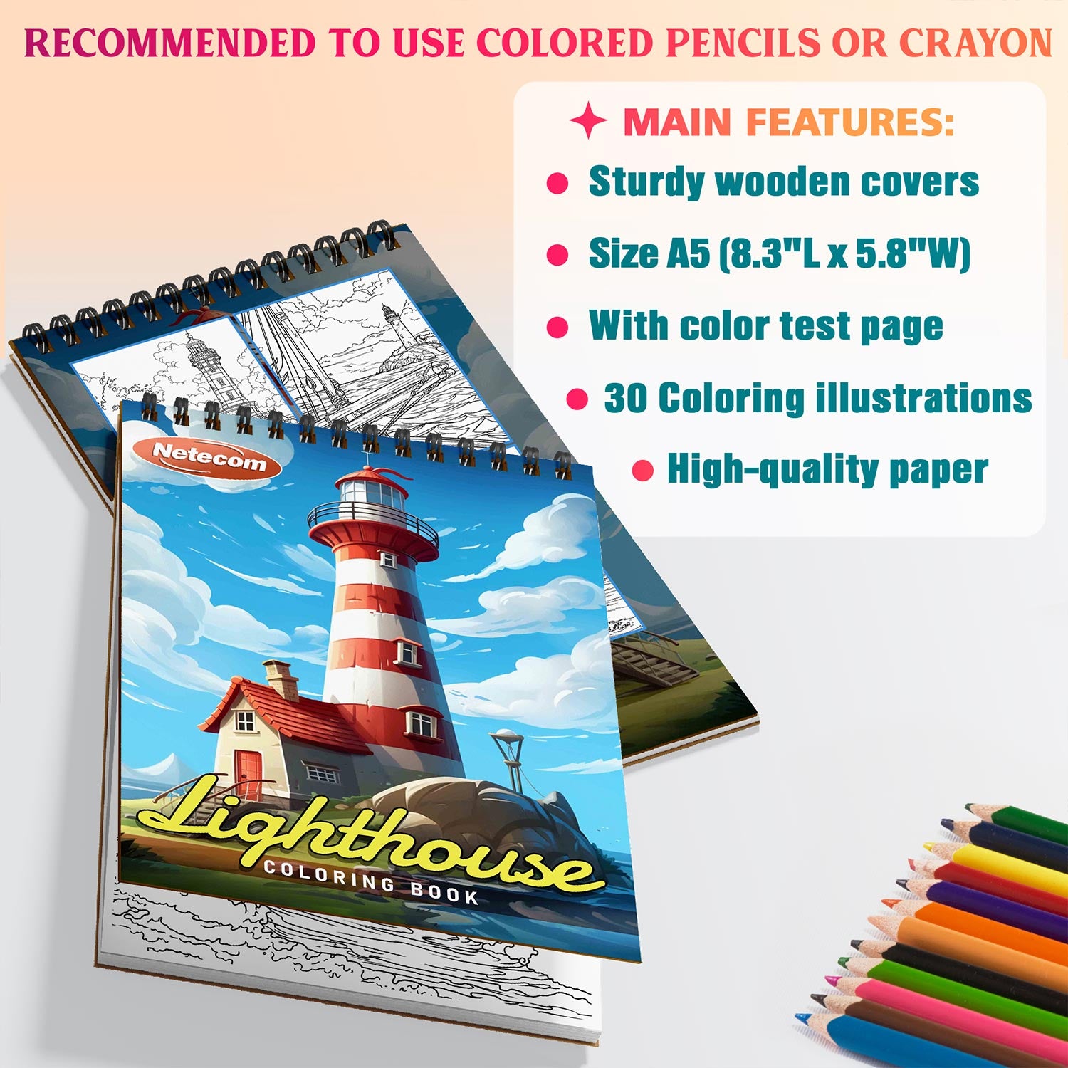 Netecom Lighthouse Coloring Sheets For Adults