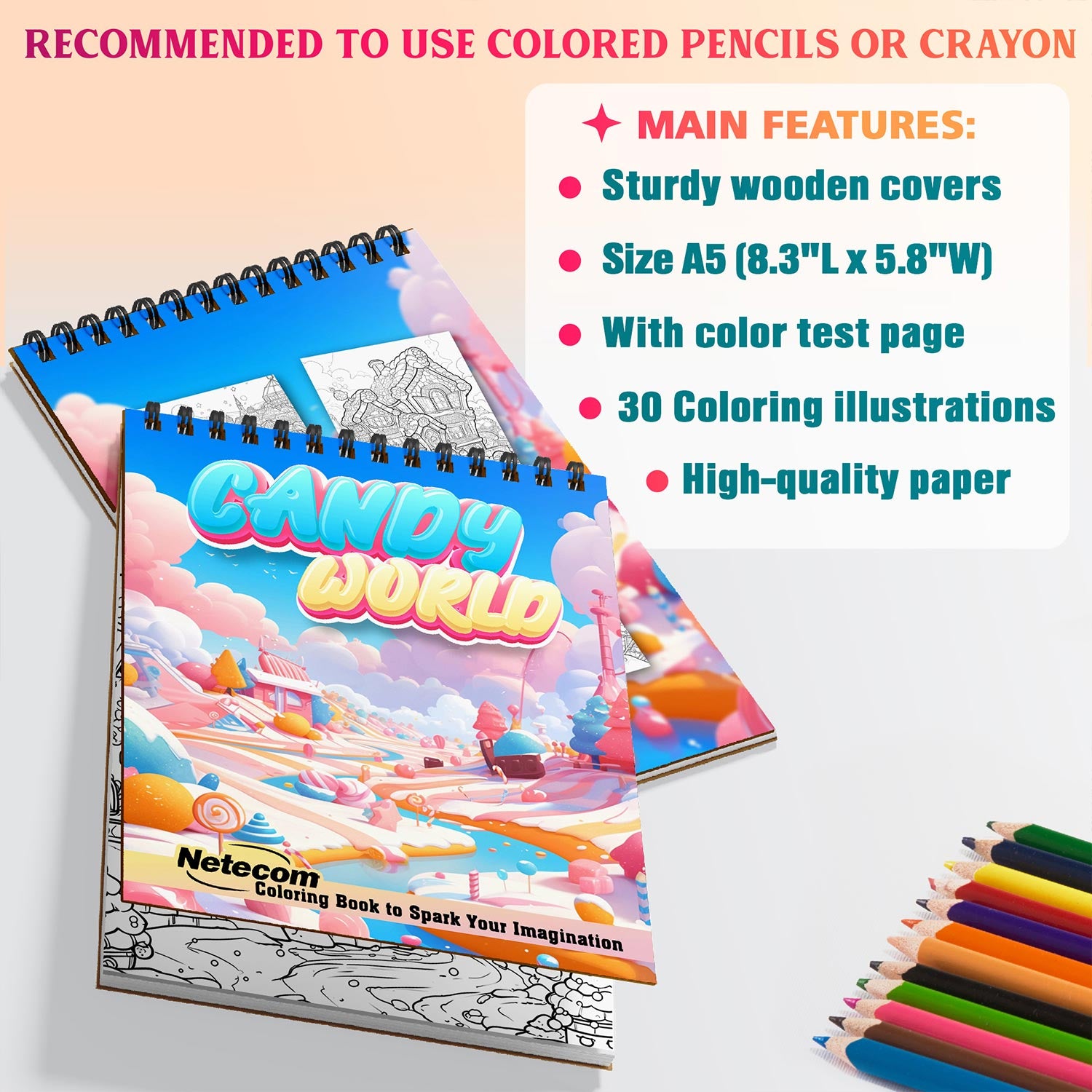 Netecom Candy World Coloring Sheets For Adults