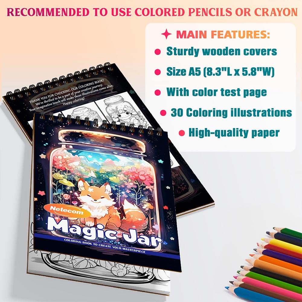 Magic Jar Coloring Sheets For Adults
