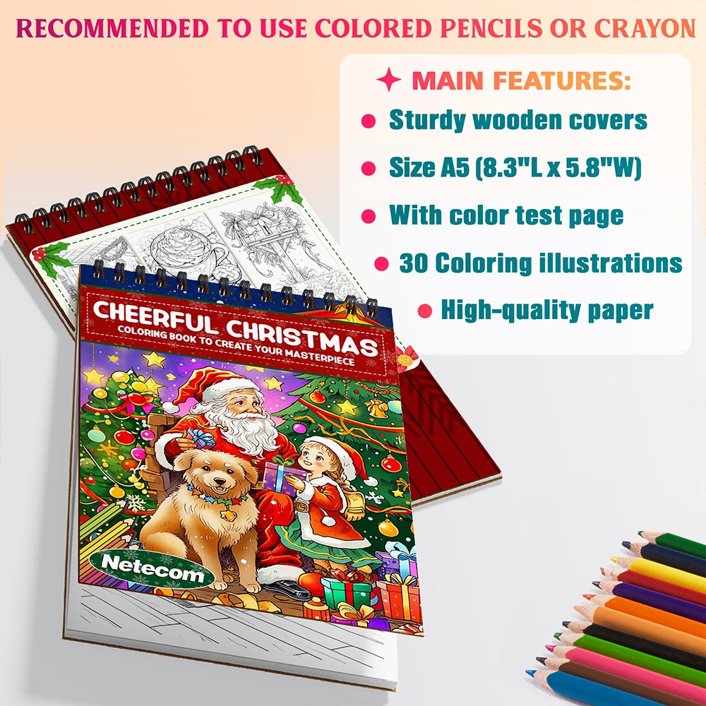 Cheerful Christmas Coloring Sheets For Adults